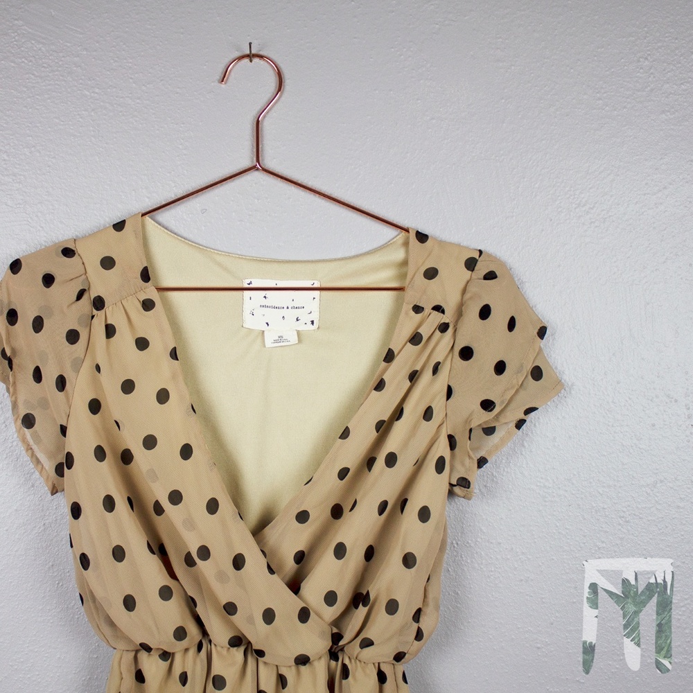 Anthropologie Coincidence & Chance Polka Dot Dress